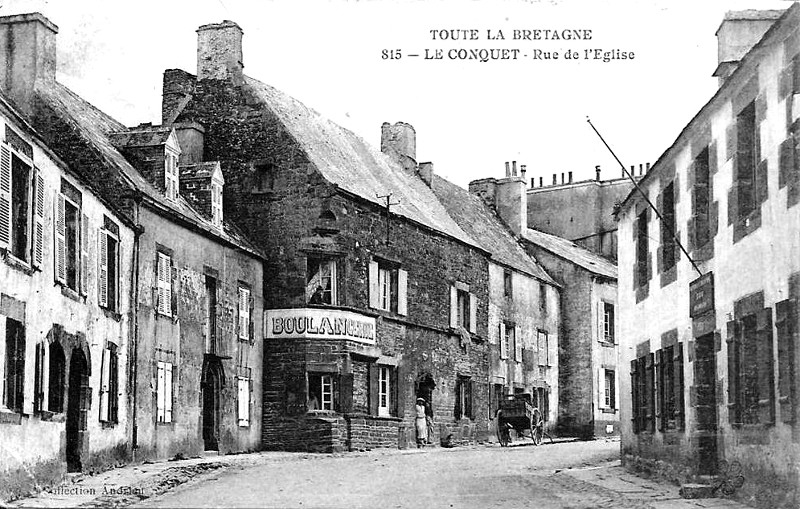 Ville du Conquet (Bretagne).