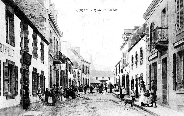 Ville de Coray (Bretagne).
