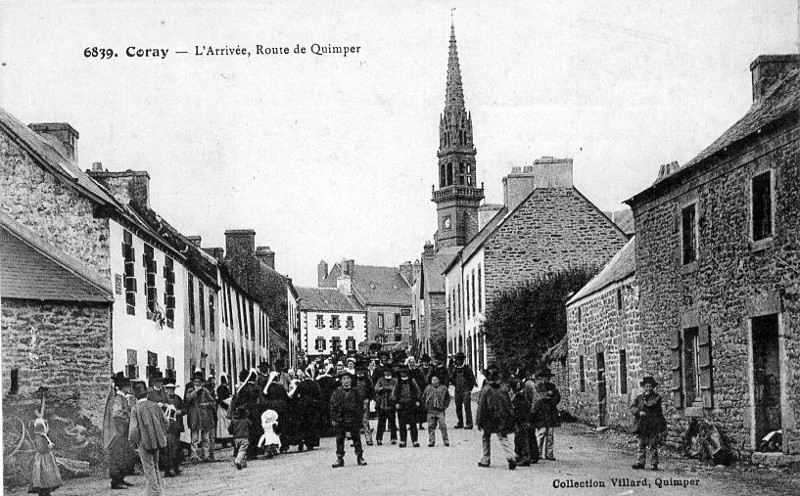 Ville de Coray (Bretagne).