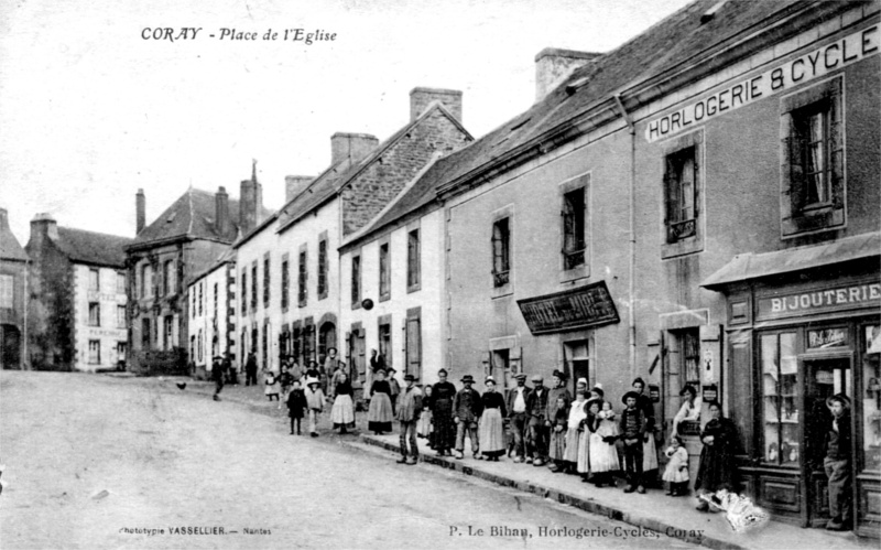 Ville de Coray (Bretagne).
