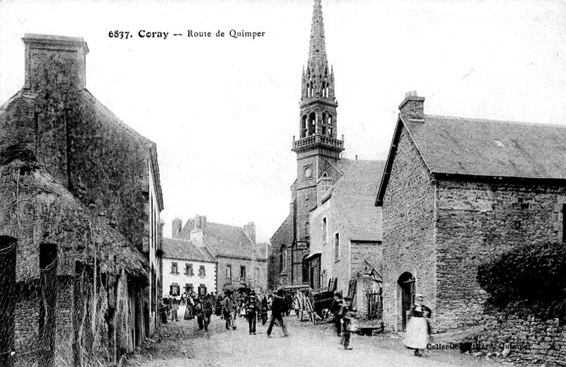 Ville de Coray (Bretagne).