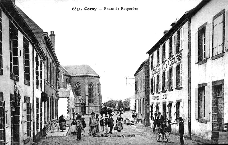 Ville de Coray (Bretagne).