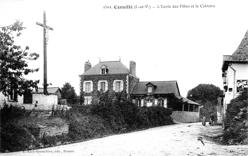 Ville de Cornill (Bretagne).