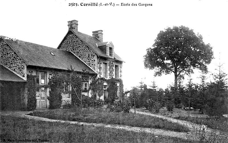 Ville de Cornill (Bretagne).