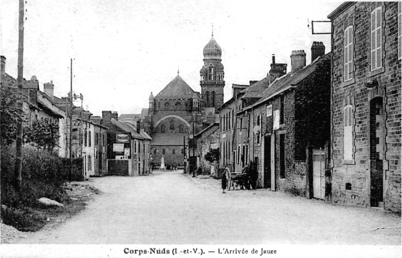 Ville de Corps-Nuds (Bretagne).