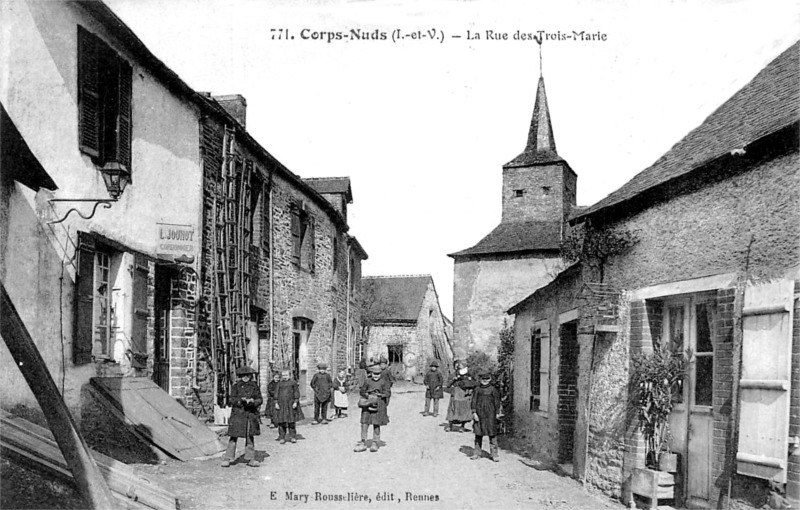 Ville de Corps-Nuds (Bretagne).