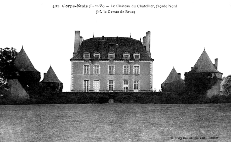Château du Châtellier à Corps-Nuds (Bretagne).