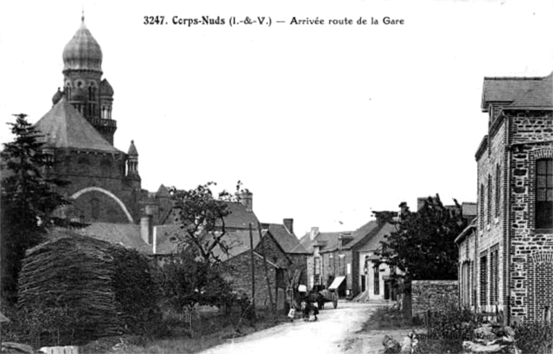 Ville de Corps-Nuds (Bretagne).