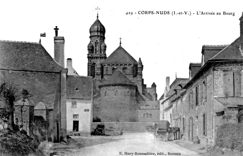 Ville de Corps-Nuds (Bretagne).