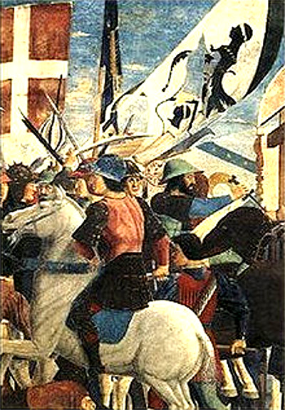 Bataille des Corses avec les Génois.