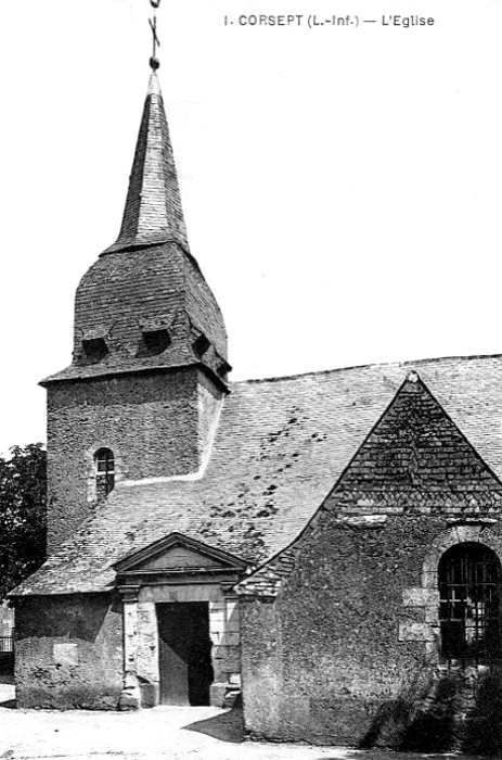 Eglise de Corsept (anciennement en Bretagne).
