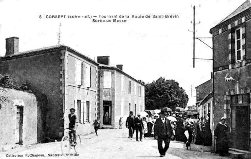 Ville de Corsept (anciennement en Bretagne).