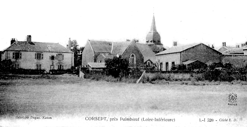 Ville de Corsept (anciennement en Bretagne).