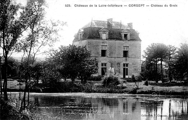 Manoir de Greix  Corsept (anciennement en Bretagne).