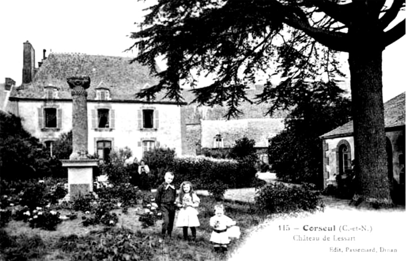 Ville de Corseul (Bretagne) : manoir.