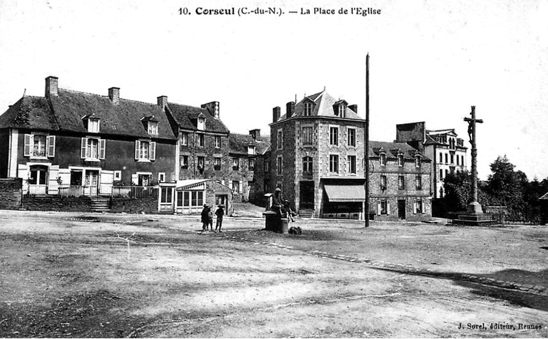 Ville de Corseul (Bretagne).