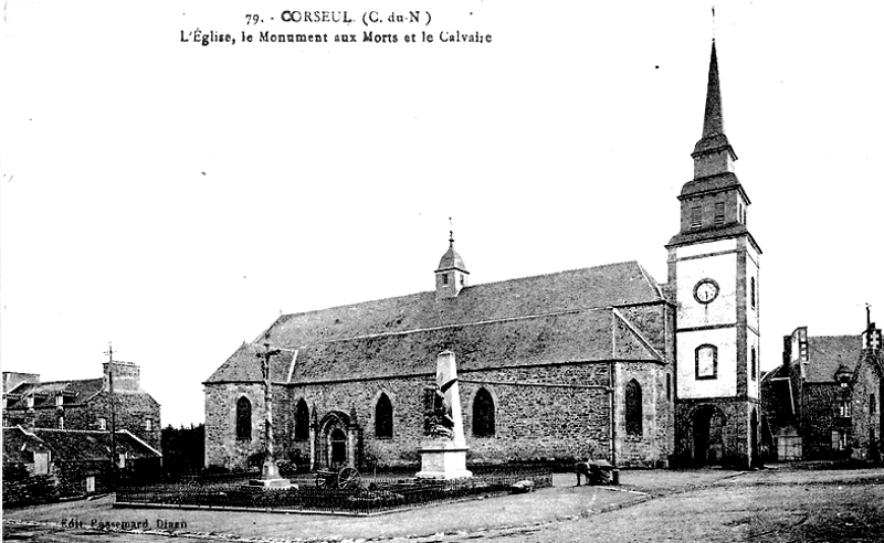 Eglise de Corseul (Bretagne).