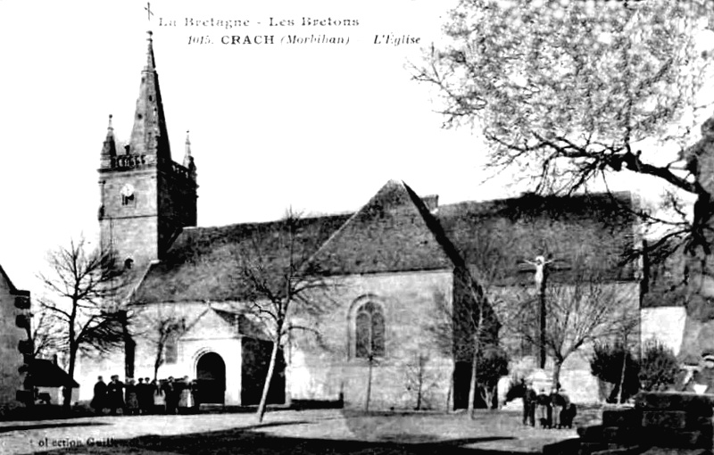 Eglise de Crach ou Crac'h (Bretagne).
