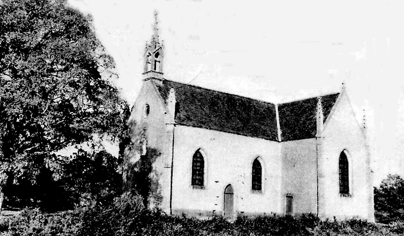 Chapelle du Plas-Kaer à Crach ou Crac'h (Bretagne).