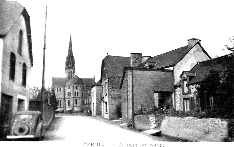 Ville de Crdin (Bretagne).