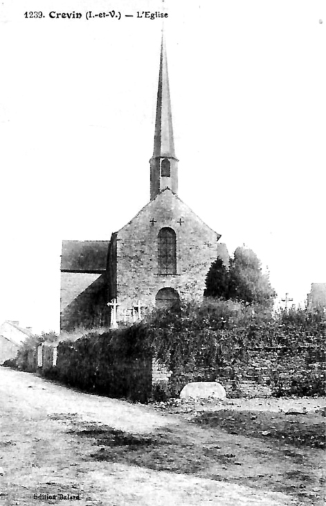 Eglise de Crevin (Bretagne).
