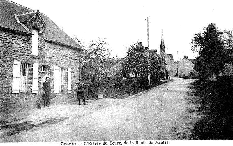 Ville de Crevin (Bretagne).