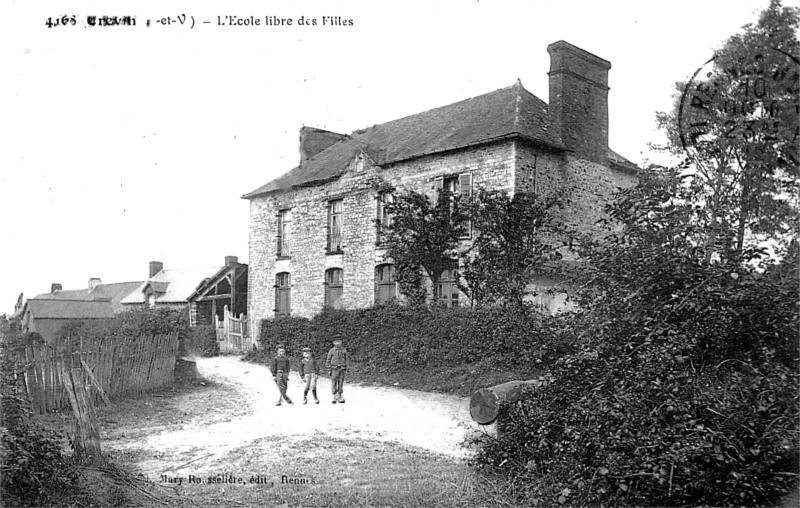 Ville de Crevin (Bretagne).