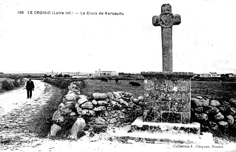 Croix de Kervaudu au Croisic (anciennement en Bretagne).