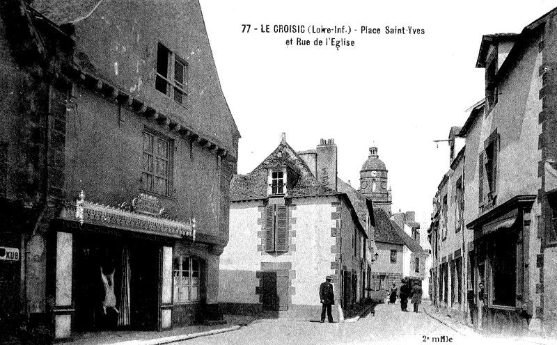 Ville du Croisic (anciennement en Bretagne).