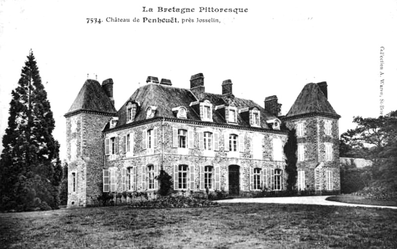 Château de Penhouët à La Croix-Helléan (Bretagne).