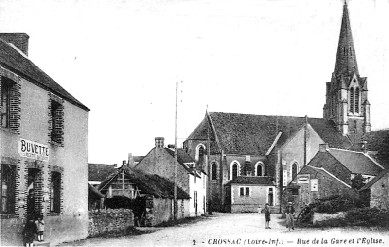 Eglise de Crossac (anciennement en Bretagne).