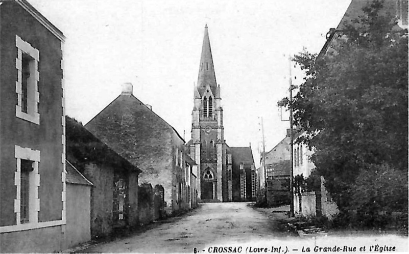 Ville de Crossac (anciennement en Bretagne).