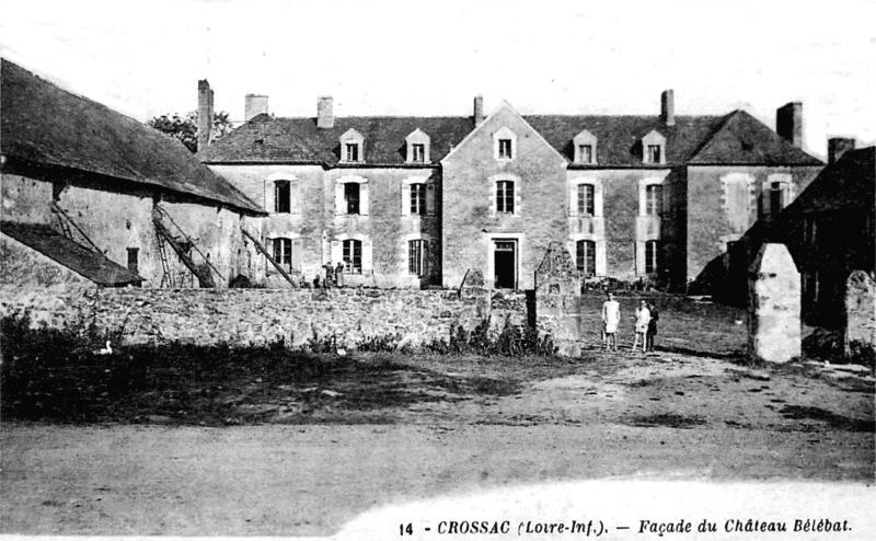 Chteau de Blbat  Crossac (anciennement en Bretagne).
