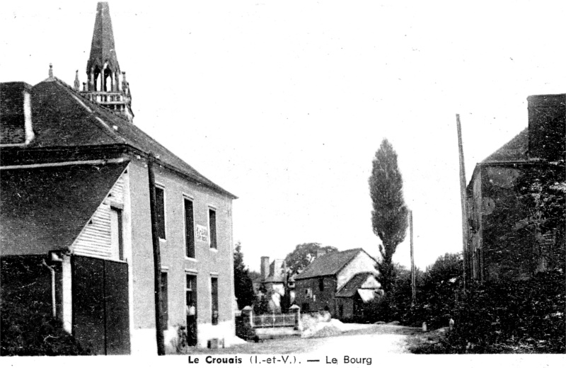 Ville de le Crouais (anciennement en Bretagne).