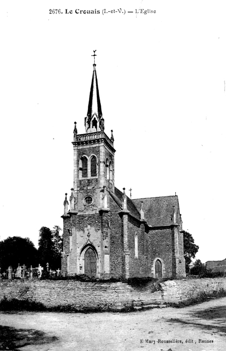 Eglise de le Crouais (anciennement en Bretagne).