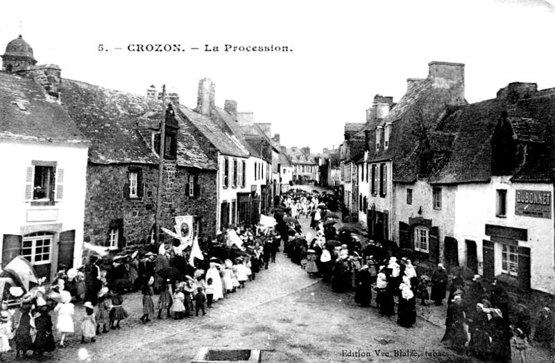 Ville de Crozon (Bretagne).