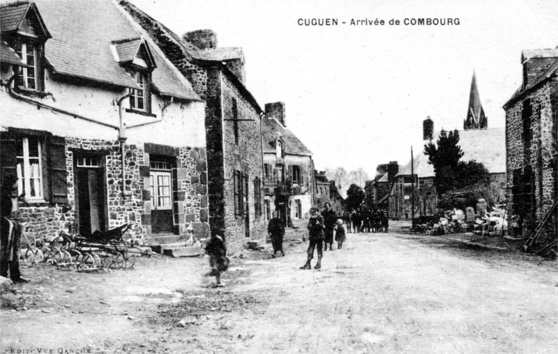 Ville de Cuguen (Bretagne).