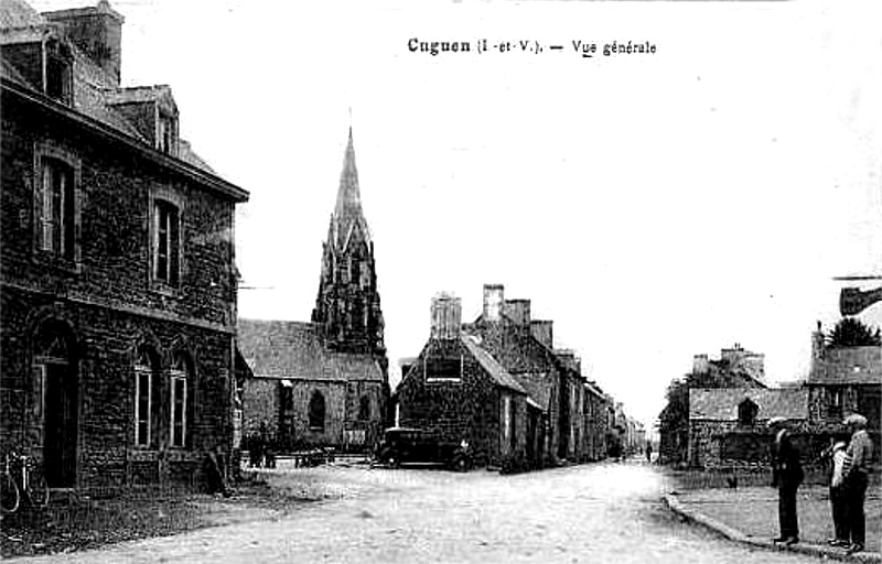 Ville de Cuguen (Bretagne).