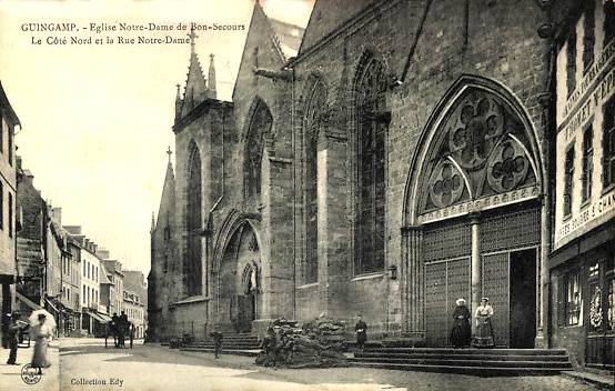 Culte de la Vierge en l'glise Notre-Dame de Bon-Secours  Guingamp (Bretagne).