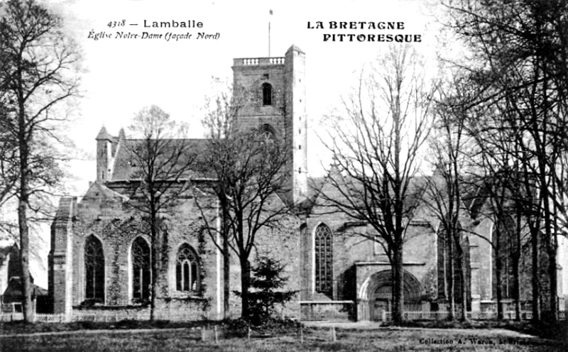 Culte de la Vierge  l'glise Notre-Dame de Lamballe (Bretagne).