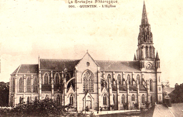 Culte de la Vierge  l'glise Notre-Dame de Quintin (Bretagne).