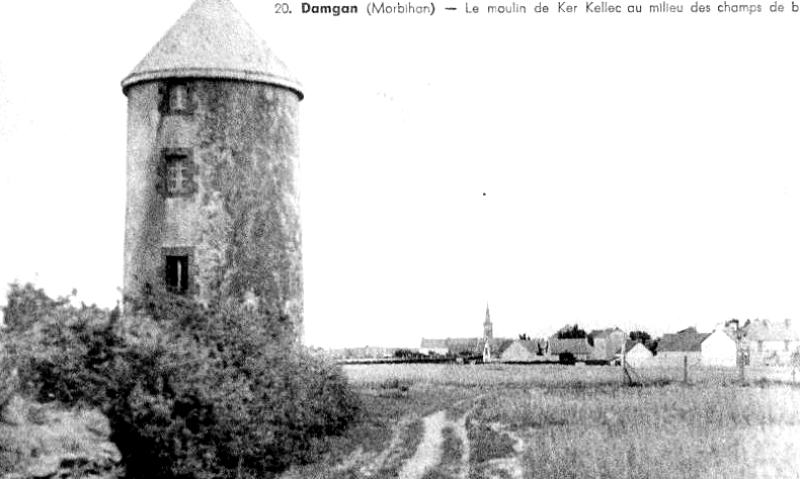 Moulin de Damgan (Bretagne).