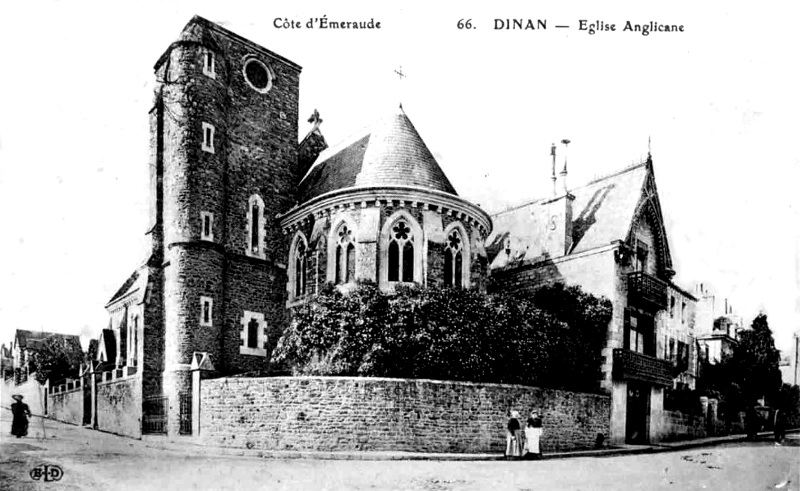 Eglise anglicane de Dinan (Bretagne).