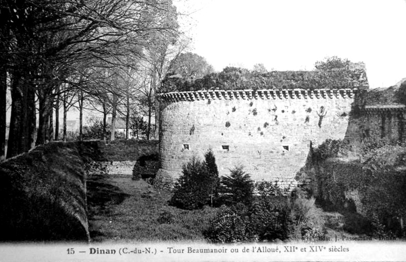 La Tour Beaumanoir à Dinan (Bretagne).