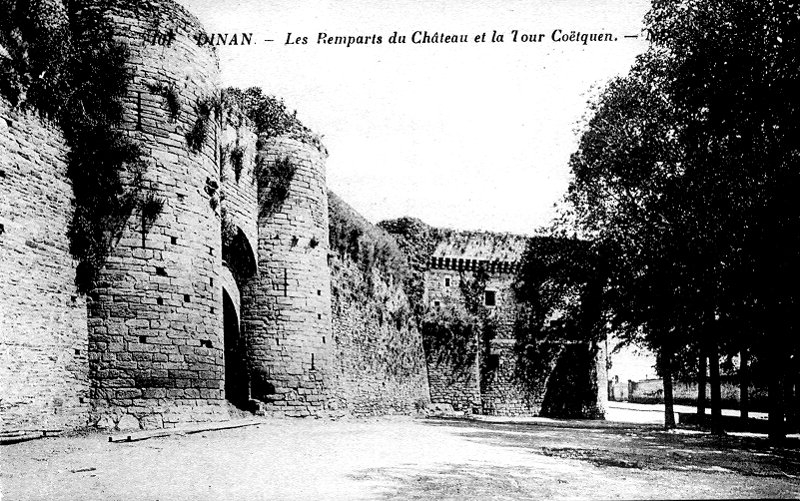 La Tour de Coëtquen à Dinan (Bretagne).