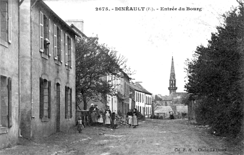 Ville de Dinault (Bretagne).