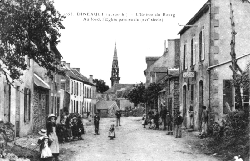 Ville de Dinault (Bretagne).