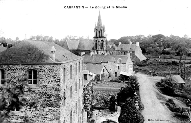 Ville de Dol-de-Bretagne : le bourg de Carfantin (Bretagne).