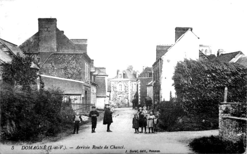 Ville de Domagn (Bretagne).