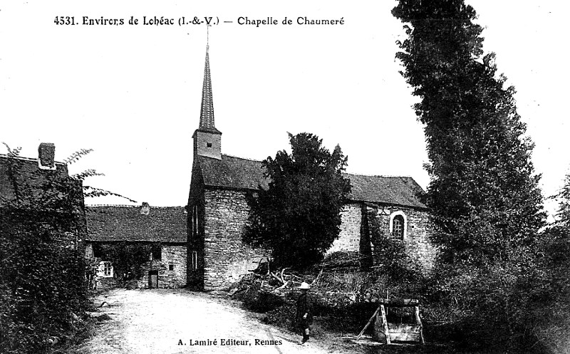 Eglise de Chaumer en ville de Domagn (Bretagne).